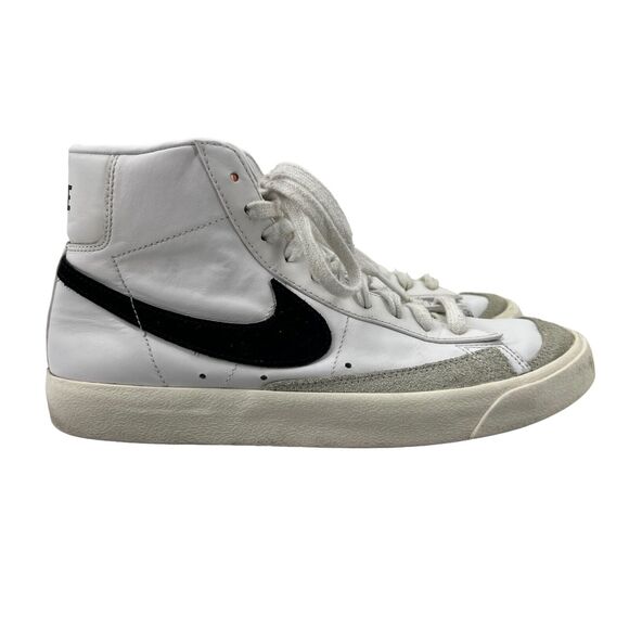 Nike Mens 8.5 Blazer Mid '77 Vintage Retro Sneaker Shoe White Black BQ6806-100 - Picture 1 of 13